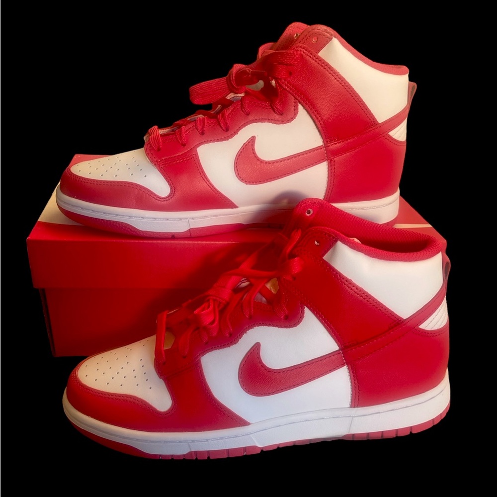 NIKE DUNK HI RETRO University Red DD1399-106 Men's Size 9.5